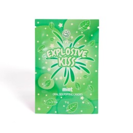 Explosive Kiss Bonbons Pétillants Menthe