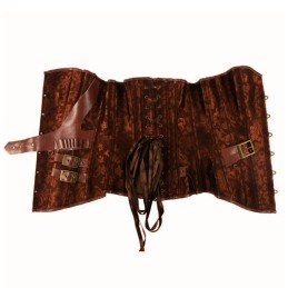 Corset Pirate - Brocard Marron