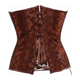 Corset Pirate - Brocard Marron