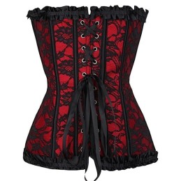 Corset Baroque Rouge & Noir