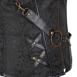 Corset Simili Cuir Steampunk