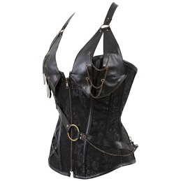 Corset Simili Cuir Steampunk