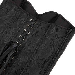 Corset Noir Satin