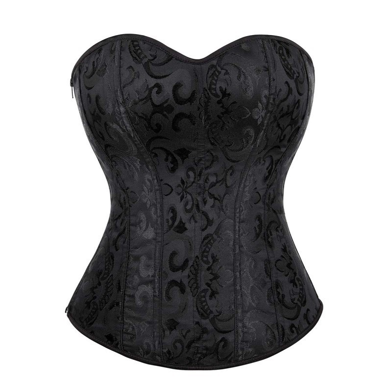 Corset Noir Satin