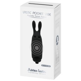 Vibromasseur Lastic Pocket Lapin Noir