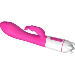 Vibromasseur & Stimulateur de Lapin Fuchsia "Happy"