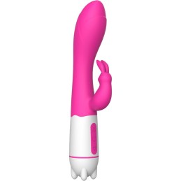 Vibromasseur & Stimulateur de Lapin Fuchsia "Happy"