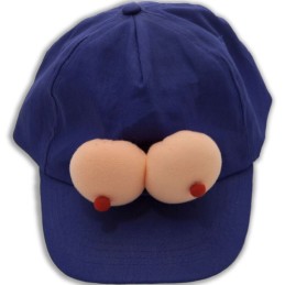 Casquette Bleue avec Seins