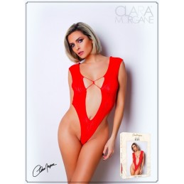 Body Rouge avec Décolleté Plongeant - Clara Morgane