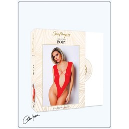 Body Rouge avec Décolleté Plongeant - Clara Morgane