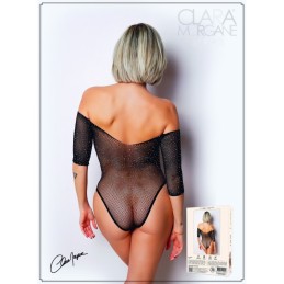 Body Noir avec Manches 3/4 - Clara Morgane