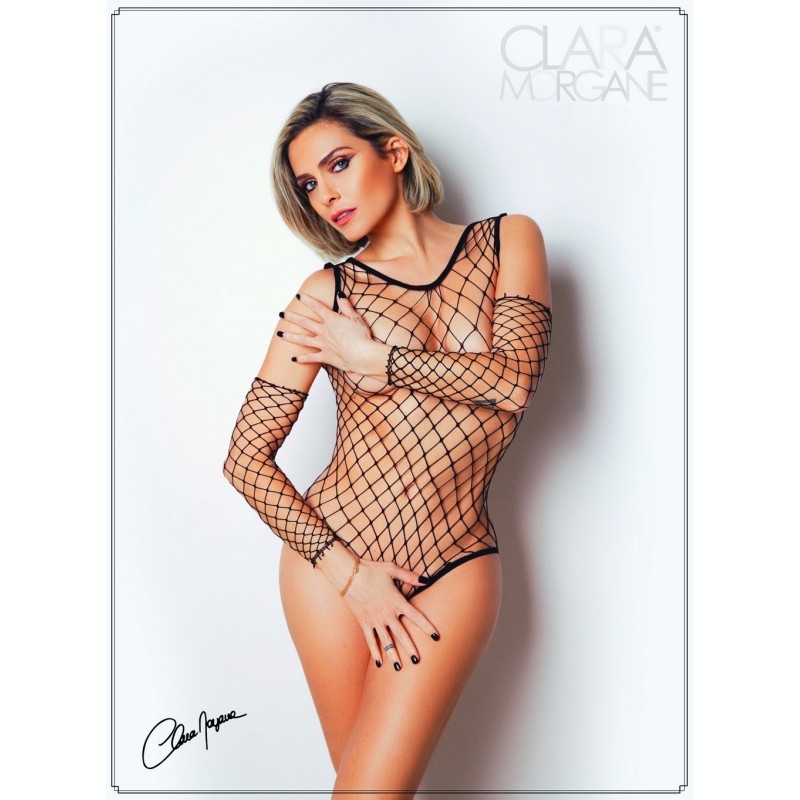 Body Noire Fine Résille - Clara Morgane