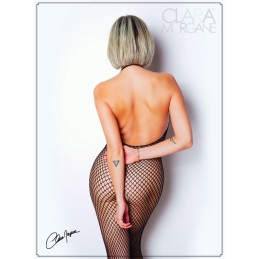 Bodystocking Noir avec Sublime Dos Nu - Clara Morgane