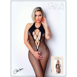 Bodystocking Noir avec Sublime Dos Nu - Clara Morgane