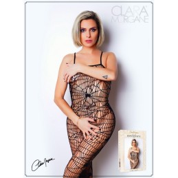 Combinaison en Résille Aspect Toile d'Araignée - Clara Morgane