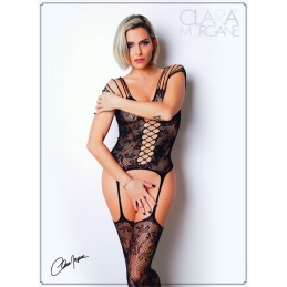 Bodystocking Imprimé Floral - Clara Morgane