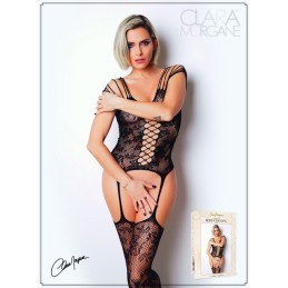 Bodystocking Imprimé Floral - Clara Morgane