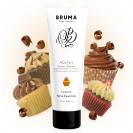 Gel de Massage à l'Aloe Vera Saveur Cupcake 100 ml - BRUMA