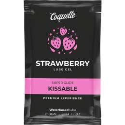 Lubrifiant Kissable Base d'Eau de Fraise