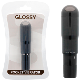 Glossy - Vibrateur de Poche Noir