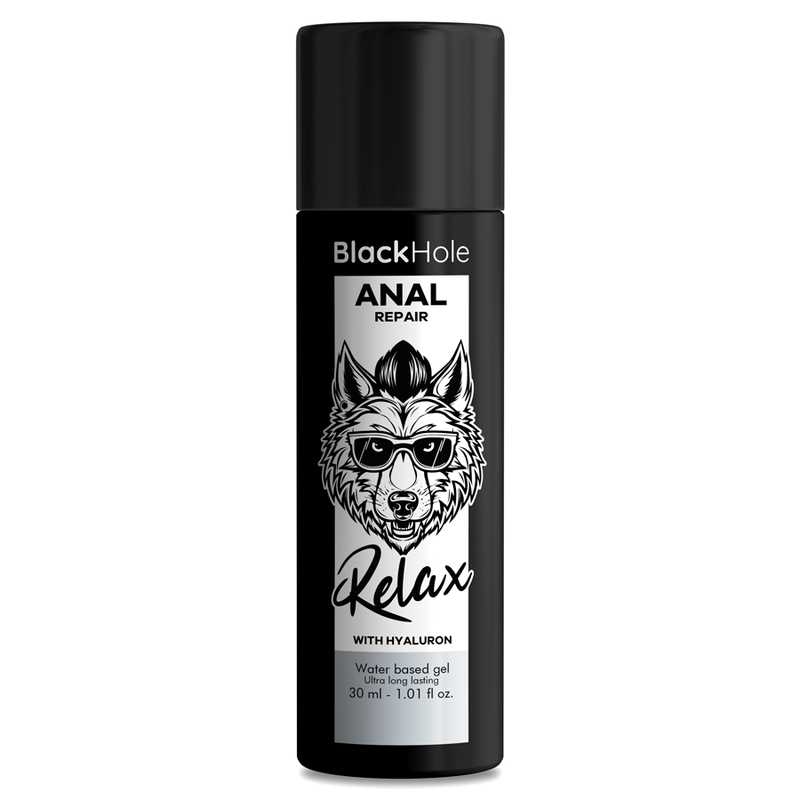 Lubrifiant Anal Relax Black Hole avec Acide Hyaluronique 30 ml