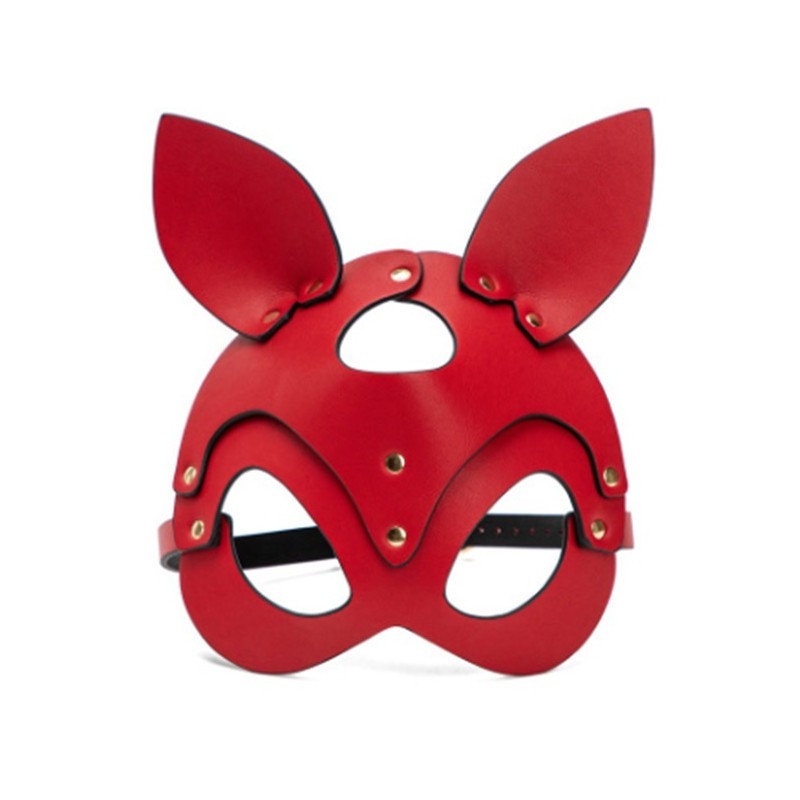 Masque Chat SM Rouge Kink BDSM