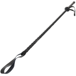 Fouet BDSM Fétichiste en Cuir de 60 cm