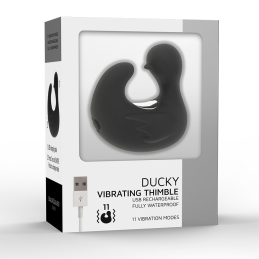 Dé à Dés Rechargeable Ducky - Black&Silver