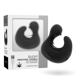 Dé à Dés Rechargeable Ducky - Black&Silver