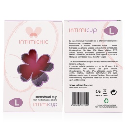 INTIMICHIC - Coupe Menstruelle en Silicone Médicale - Taille L