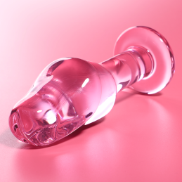 Plug Anal Verre Borosilicate Rose - Ibiza