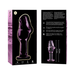 Plug Anal Verre Borosilicate Rose - Ibiza