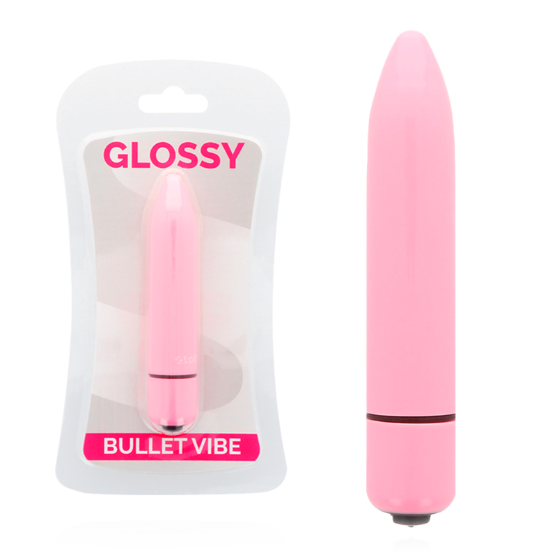 Vibromasseur Glossy Thin Vibe Rose