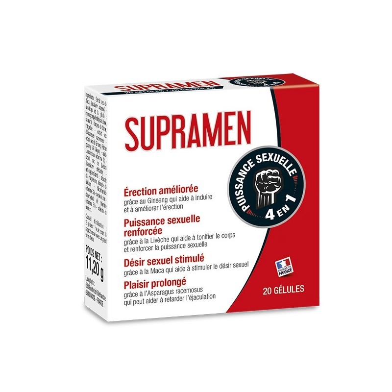 Aphrodisiaque Homme - Supramen-20 Gélules