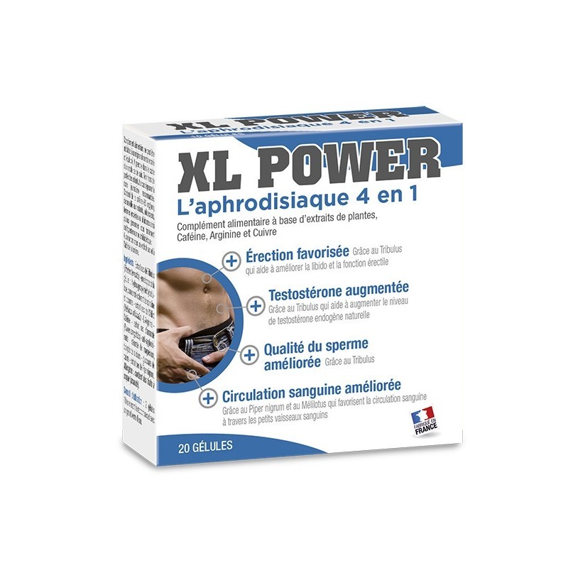 Aphrodisiaque Homme- XL Power -20 Gélules