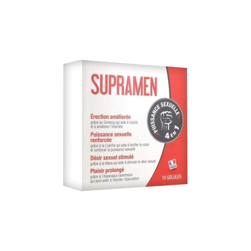 Aphrodisiaque Homme - Supramen-10 Gélules