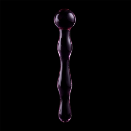 Gode Nebula en verre borosilicate rose 18 cm