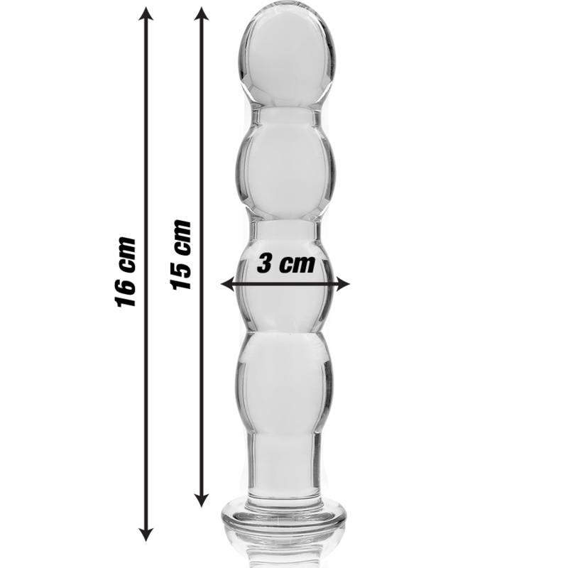 Nebula  - Modèle 10 Gode en Verre Borosilicate