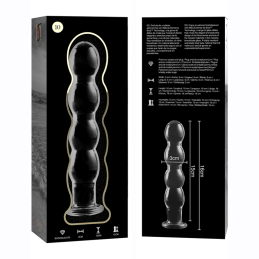 Nebula  - Modèle 10 Gode en Verre Borosilicate