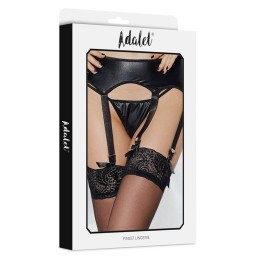 Adalet Lingerie Tina 3 Strips Garter and Thong Set