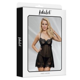 Babydoll Mila avec Décolleté Ajustable et String Assorti