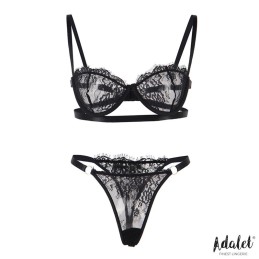 Set Mia Soutien-Gorge Balconnet et String Noir