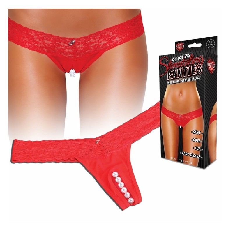 Stimulating Panties Red (taille S/M) Sextoys