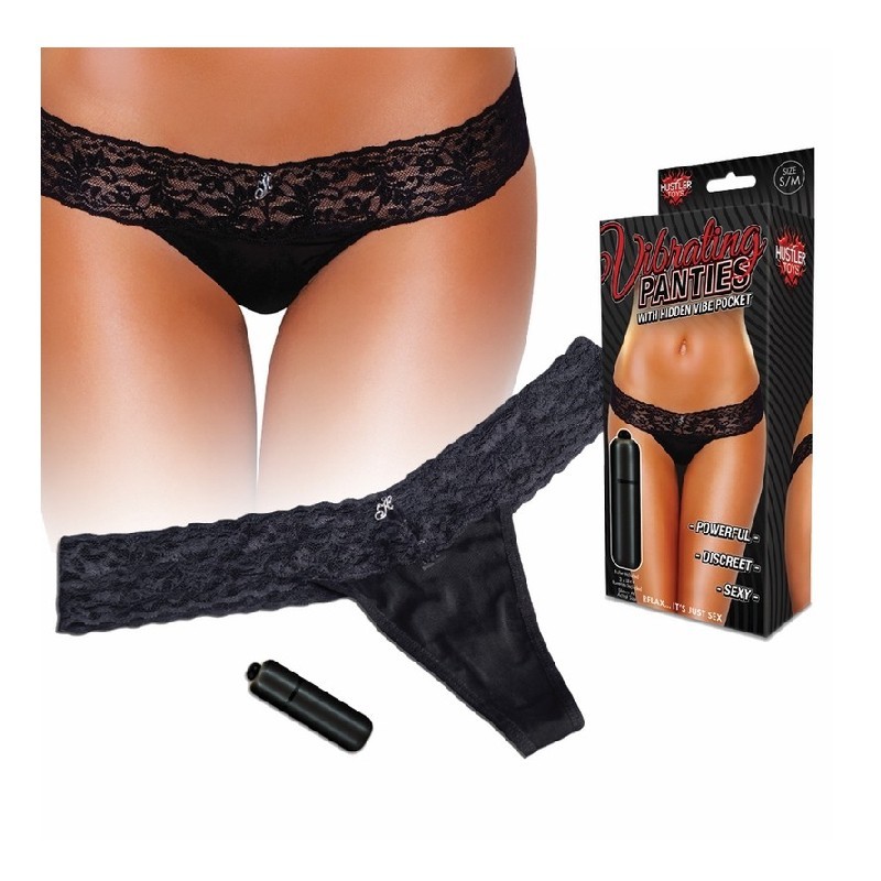 Vibrating panties slim Noir M/L Sextoys