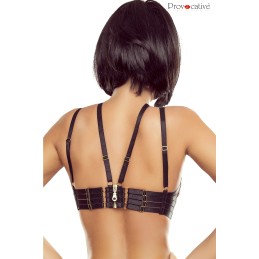 Soutien-Gorge Ouvert Harnais Noir