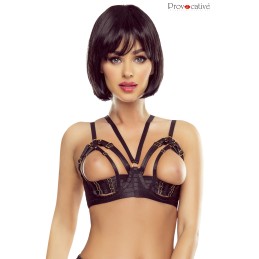 Soutien-Gorge Ouvert Harnais Noir