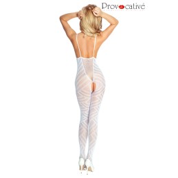 Bodystocking Ouvert Blanc