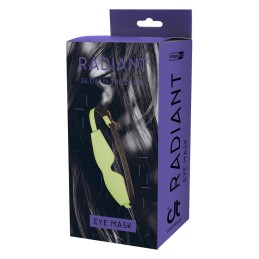 Masque Phosphorescent en Simili Cuir Vert