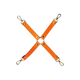 Sangle Croix Phosphorescente Orange pour Menottes