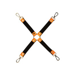 Sangle Croix Phosphorescente Orange pour Menottes